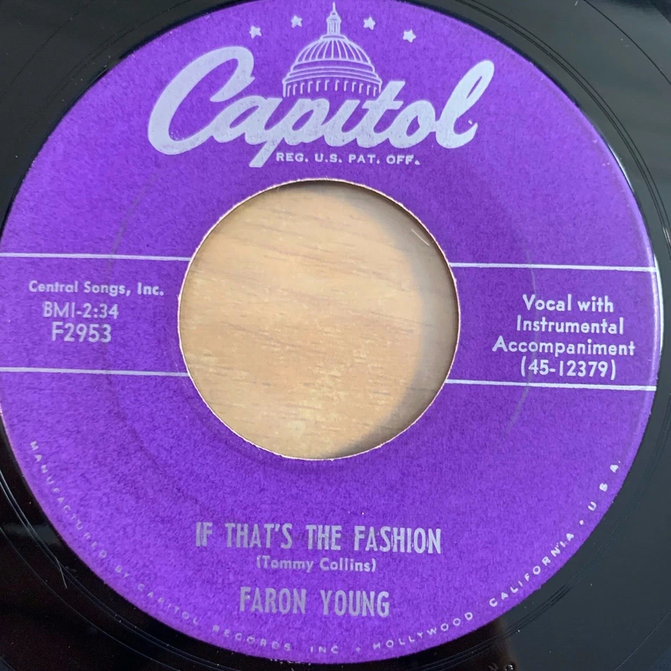 Faron Young - If That's The Fashion // 7" - US-Pressing 1954 - TOP - Bild 1 von 1