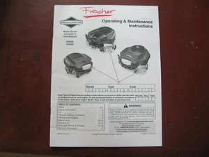 Motores Briggs and Stratton modelos 400000 y 440000 funcionamiento y pintura. - Imagen 1 de 4