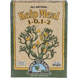Down To Earth Organic Kelp Meal 1-0.1-2 All-Natural Fertilizer, 4 lbs - Picture 1 of 2