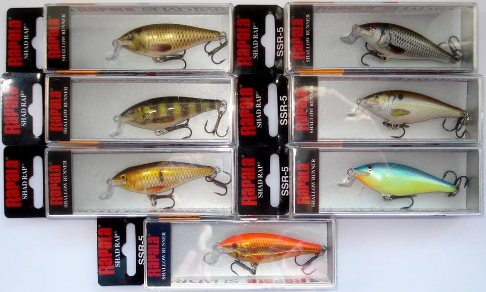 RAPALA Shad Rap Shallow Runner SSR-5 Wobbler, K�der, Raubfische, Barsch - Bild 1 von 1