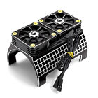 1/5 Rc Car Dual High-Speed Fan Motor Cooling Fan Radiator For Traxxas X-Maxx Diy