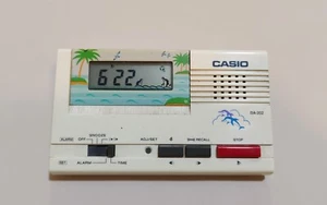 ⏰️ Vintage CASIO DA-202 LCD Alarm Clock # WORKS GREAT - Picture 1 of 13