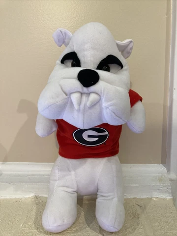 Toy Factory NCAA Georgia Bulldogs GO DAWGS Team UGA Mascot Soft Plush Cover
