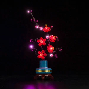 BrickBling LED Light Kit for LEGO Icons Plum Blossom Lighting 10369 (Upgrade) - Picture 1 of 6