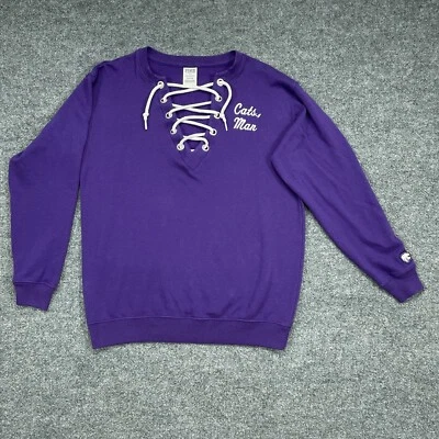 Kansas State University Sweatshirt Mens XS X Small Purple Shirt Pink K Wildcats - Image 1 of 4