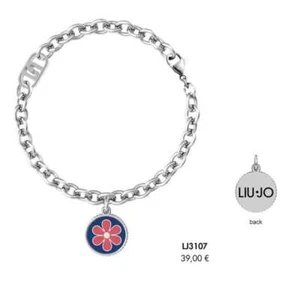 Bracciale Donna Acciaio Bloom Fiore Smaltato Liu Jo Luxury - LJ3107 - Foto 1 di 1