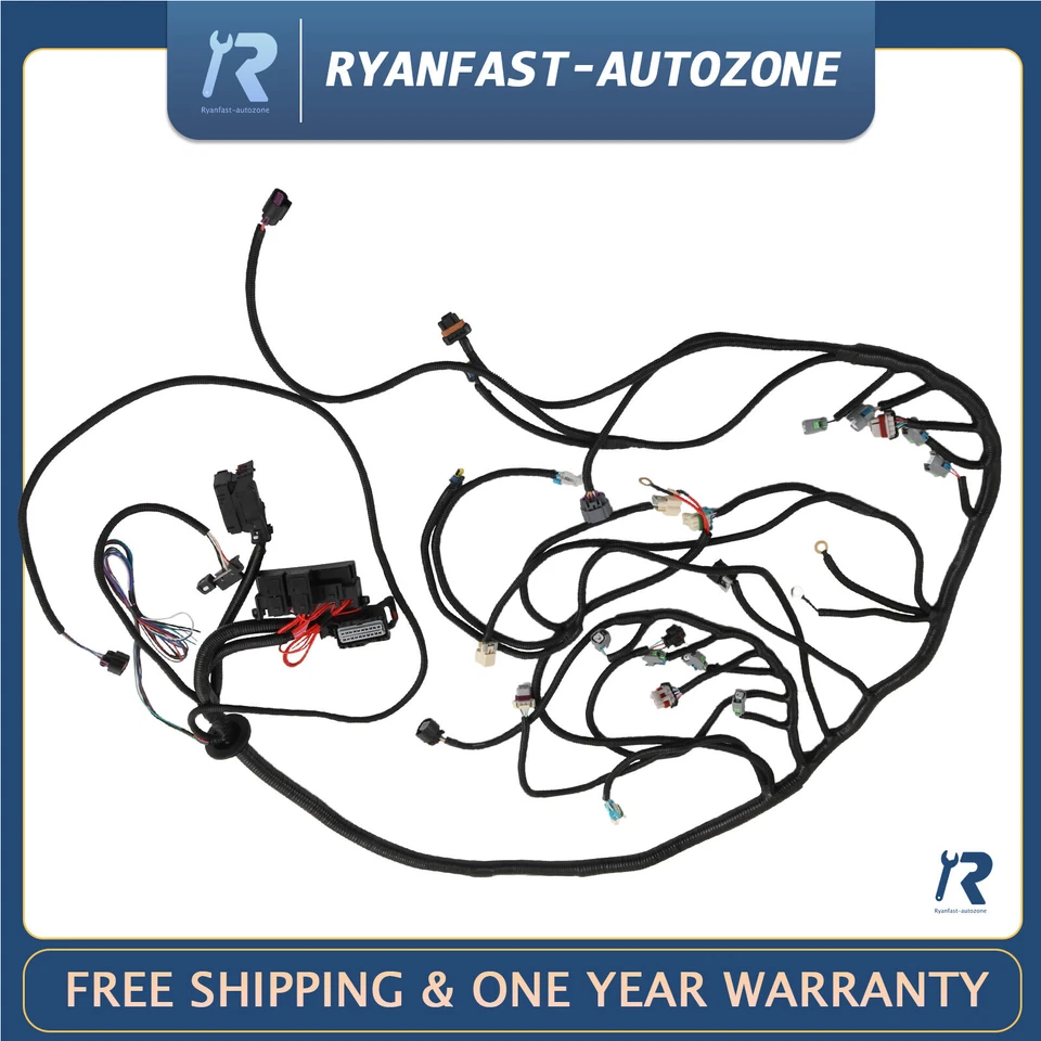 Chicote de fios 6l80e/6l90e 58x compatível com LS3 LS2 6.2L 58X Drive 6L80E 6L90E - Imagem 1 de 4