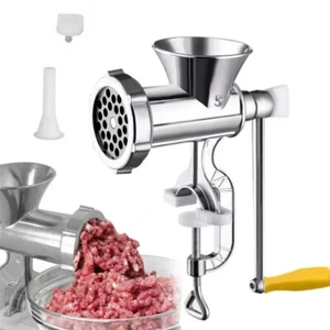 Tritacarne resistente tritacarne tampone manuale salsiccia macchina per salse - Foto 1 di 13