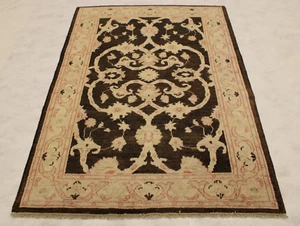 3'10" x 5'7" ft. Oushak Vegetable Dye Hand Knotted Traditional Pakistani Rug - Picture 1 of 7