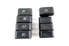 94-04 LAND ROVER DISCOVERY OEM FRONT INSTRUMENT CLUSTER SWITCH SET OF 8 W BLANKS