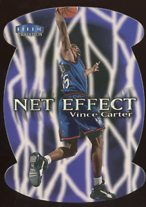 1999 Fleer Tradition Net Effect Die-Cut Set Break #2 Vince Carter