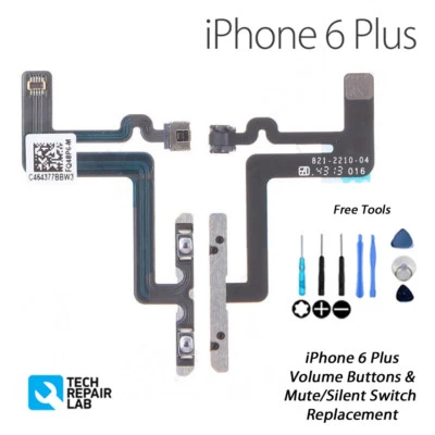 iPhone 6 Plus Volume/Audio Control & Mute Switch Flex Cable Repair w/Tools - Image 1 of 4
