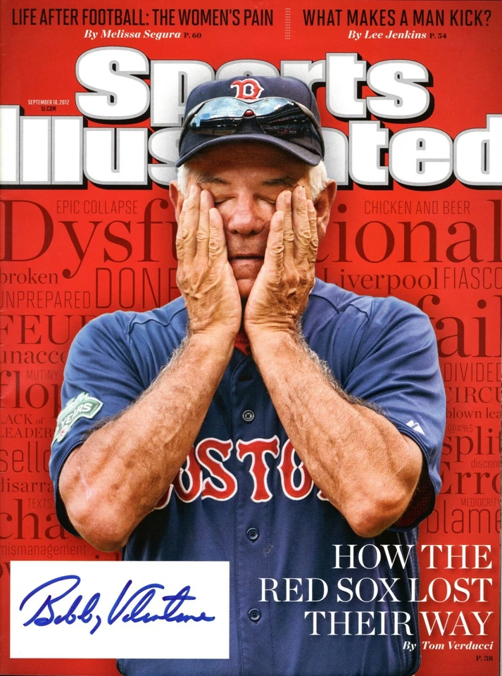 Bobby Valentine Autographed September 2012 Issue of Sports Illustrated Red Sox - Image 1 of 1