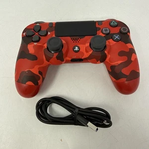Getestet Sony CUH-ZCT2U Wireless DualShock Controller Playstation 4 PS4 Rot Camo - Bild 1 von 7