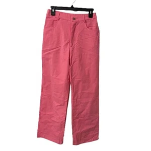 Pantalones Barbie Rosa Cintura Alta Pierna Ancha Shein, M - Imagen 1 de 7