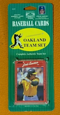 1990 Donruss Oakland A's Complete Team Set Canseco Bash Brothers - Image 1 of 2