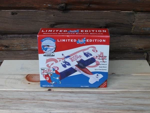 GEARBOX Modified 1932 Stearman Biplane Coin Bank Diecast #00507 Pepsi-Cola Box - Picture 1 of 8