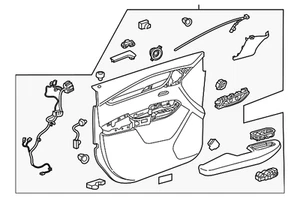 Genuine GM Door Trim Panel 84827122 - Picture 1 of 2