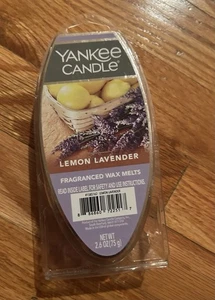 NEW YANKEE CANDLE LEMON LAVENDER WAX MELTS  - Picture 1 of 2