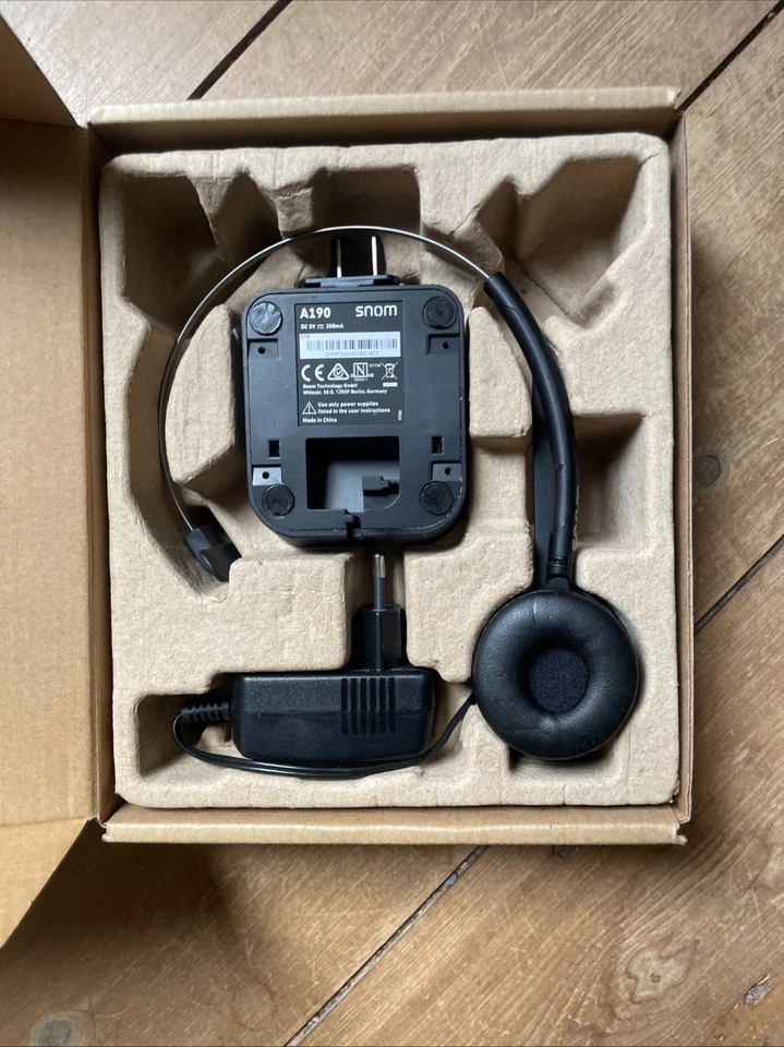 Snom A190 DECT-Headset HD-Sound Rauschunterdrückung Standalone-Telefon Paired - Bild 1 von 1