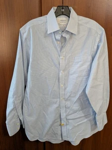 Herren Charles Tyrwhitt Hemd Bügelfrei Classic Fit 15 1/2 39 Mikro Karos - Bild 1 von 10