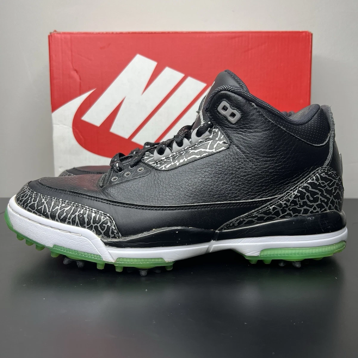 Jordan 3 Golf 2018 Green Glow for Sale | Authenticity Guaranteed