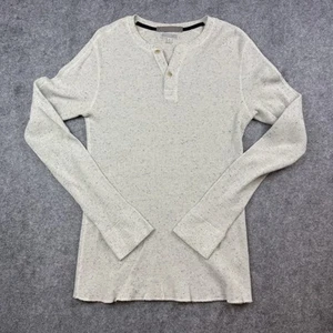 Wallace & Barnes J.Crew Camicia Uomo Small (Tag LT) Maglia Termica Henley Waffle - Foto 1 di 12