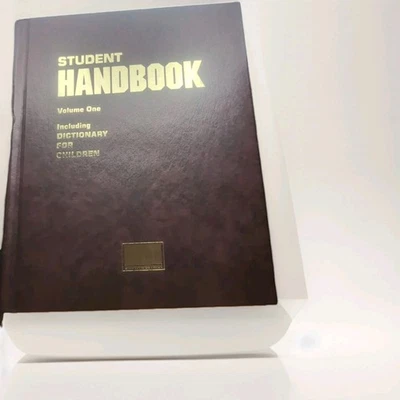Student Handbook Encyclopedia Homeschool Teacher Macmillan Dictionary 1989 - Image 1 of 4