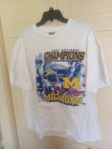 Vintage 1997 Michigan Rose Bowl Return To Glory Nutmeg 2xl National Chanpions - Picture 1 of 6