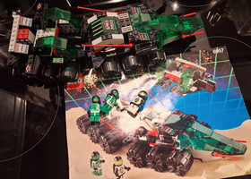 Lego Space Police 6957 Solar Snooper Used w/ Manual Minifigures