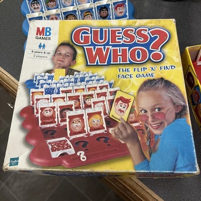 Guess Who? Board Game Guessing Game MB Games 2001 complete see description  - Image 1 of 4