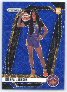 2024-25 Panini Prizm WNBA Blue Velocity Rickea Jackson Rookie Los Angeles Sparks - Picture 1 of 2