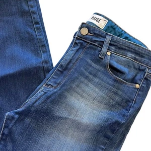 PAIGE Dark Wash Hoxton Ankle Jeans Size 30 - Picture 1 of 4