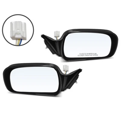 2x Espejo retrovisor eléctrico liso 3 pines para Toyota Solara 1999 2000 2001 2002 2003 negro Foto 1 de 4