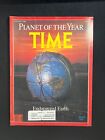 Vintage Time Magazine Planet Of The Year January 1989 Used Very Good Condition