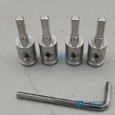 UNBRAND 4X 4 Gauge to 8 Gauge Amp Input Reducer Wire Reducer Power/Ground Input Reduce