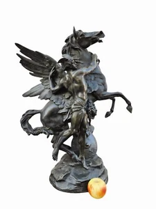 E Picault, Persée ou la naissance de Pégase, Sculpture Signée, fin XIXème Siècle - Picture 1 of 18