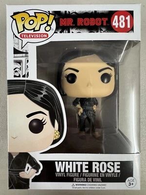 White Rose 481 ~ Mr. Robot ~ Funko Pop Vinyl ~ Television Series - Image 1 of 4