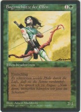 ► magic-style ◄ mtg-elvish archers-German revised fbb-nm