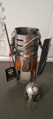 Portabottiglie cavaliere - Happy Metal - Immagine 1 di 3