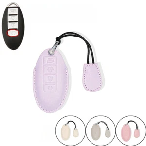 Genuine Leather Car Key Case Cover For Nissan Altima Maxima Murano Pathfinder  - Picture 1 of 10