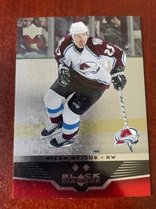 05-06 BLACK DIAMOND RUBY PARALLEL - MILAN HEJDUK /100 #93 COLORADO AVALANCHE - Bild 1 von 2