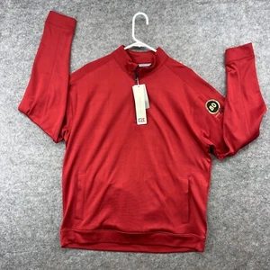 Cutter & Buck Drytec Mens Pullover Shirt Large 1/4 Zip Long Sleeve Logo New - Picture 1 of 13