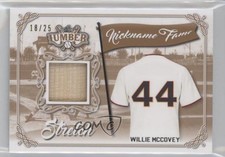 2021 Leaf Lumber Nickname Fame Relics /25 Willie McCovey #NF-34 HOF