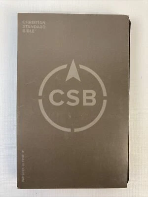 Holman CSB Holy Christian Standard Bible New 2017 Black Leather - Image 1 of 4