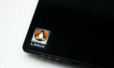 Linux Stickers Emblems Badge Logo Linux Decal Distro Mirrored Finish 3 Pack - Image 1 of 3