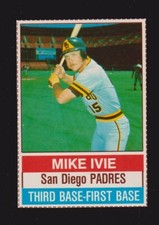 1976 HOSTESS #103  Mike Ivie  SAN DIEGO PADRES  ( Full Lines )  NM+   C