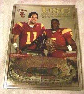 NEW 208 Page 2005 USC Trojan Football Media Guide Hardcover ALL USC Stats Fw - Bild 1 von 12