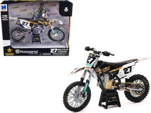 Husqvarna FC450 Motorcycle #27 Malcolm Stewart Rockstar New Ray 1/12 Diecast - Picture 1 of 6