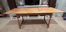 S.Bent Brothers Pine And Maple Kitchen Dining Room Farm Table.NICE!! Solid Clean